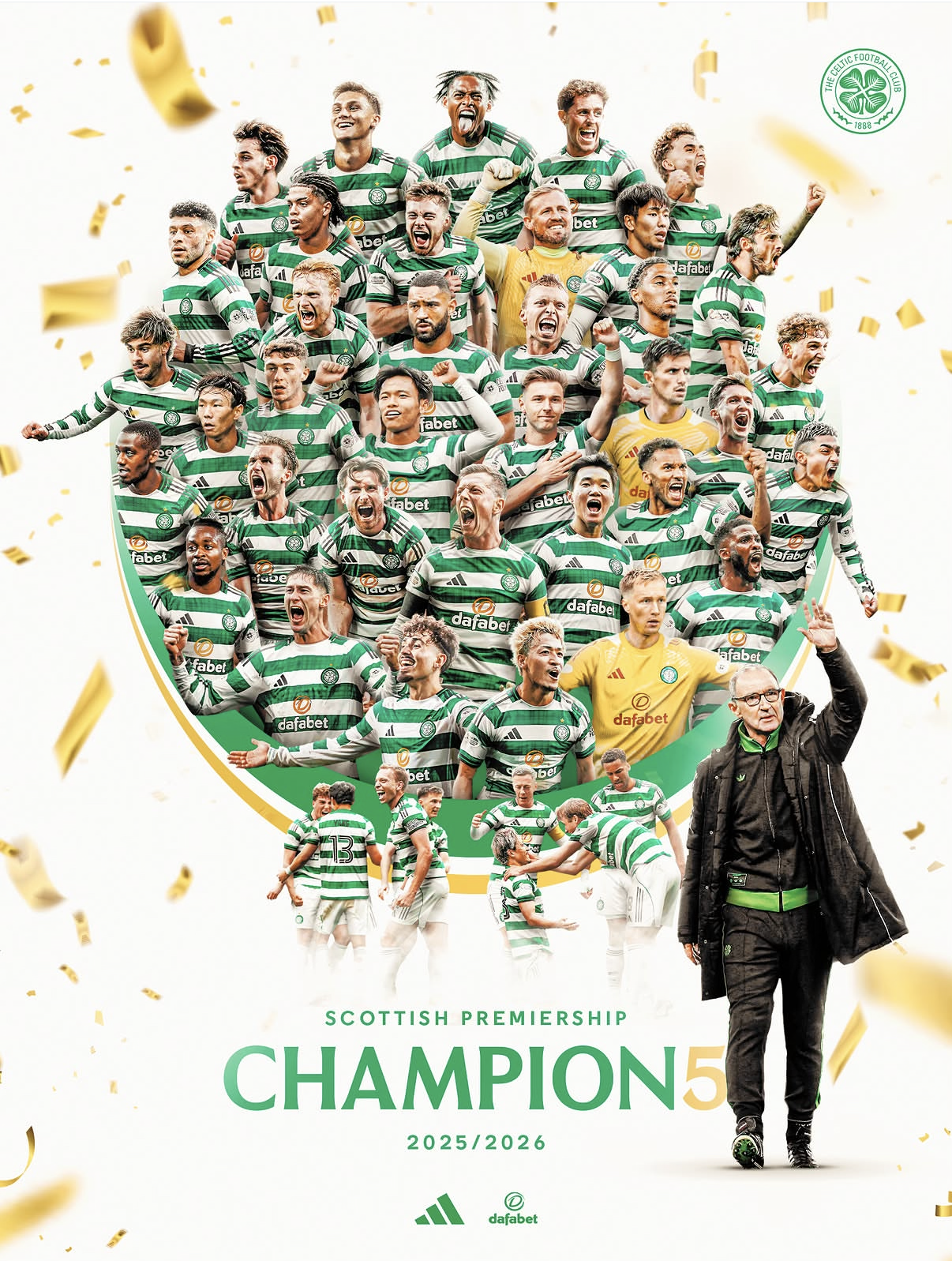 Celtic FC squad — Scottish Premiership Champions 2025/26